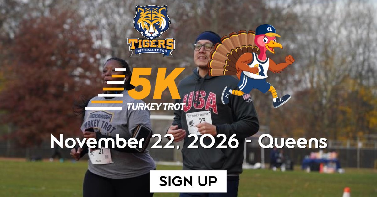 QCC Athletics Turkey Trot 5K Run/Walk 2026