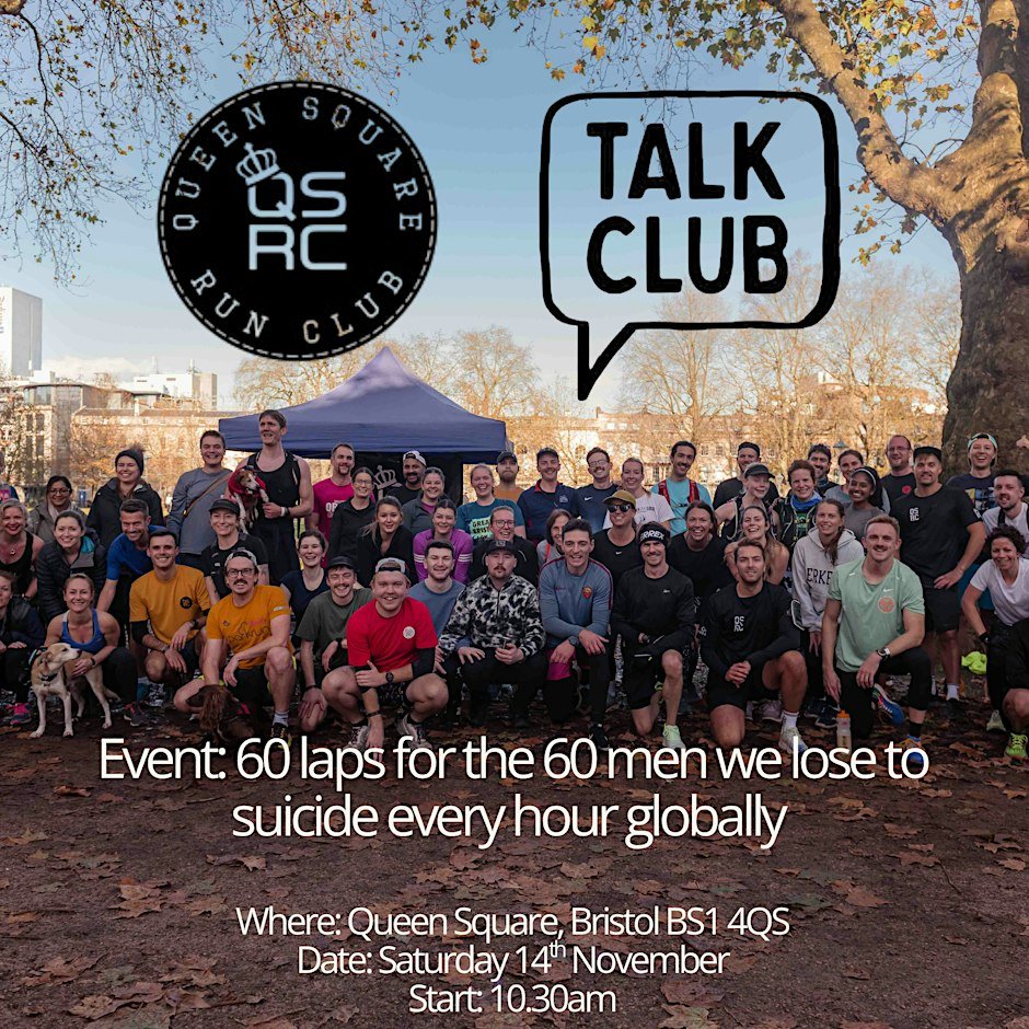 QSRC x Talk Club 60 lap challenge Logo