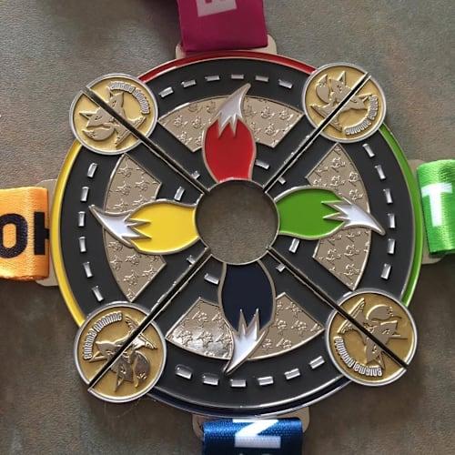Quadzilla 4 Marathons in 4 days Logo