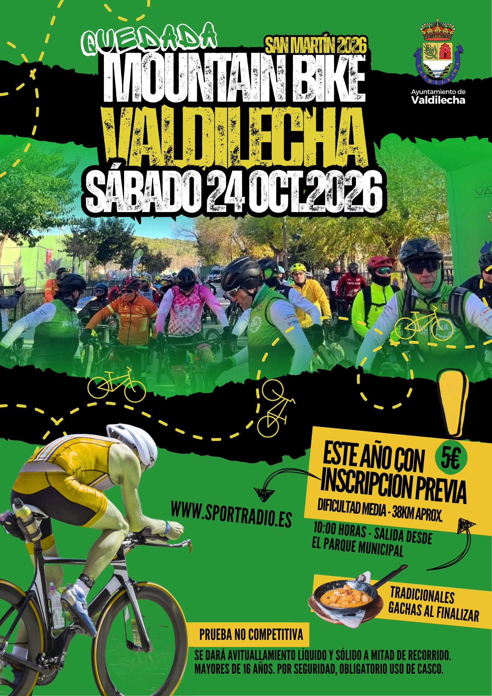 QUEDADA MOUNTAIN BIKE–FIESTAS DE SAN MARTÍN DE VALDILECHA 2026 Logo