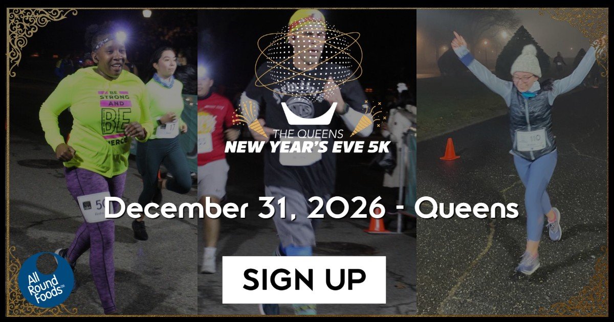 Queens New Year's Eve 5K NSRF 2026 Logo
