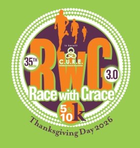 Race with Grace 5K AND 10K Logo