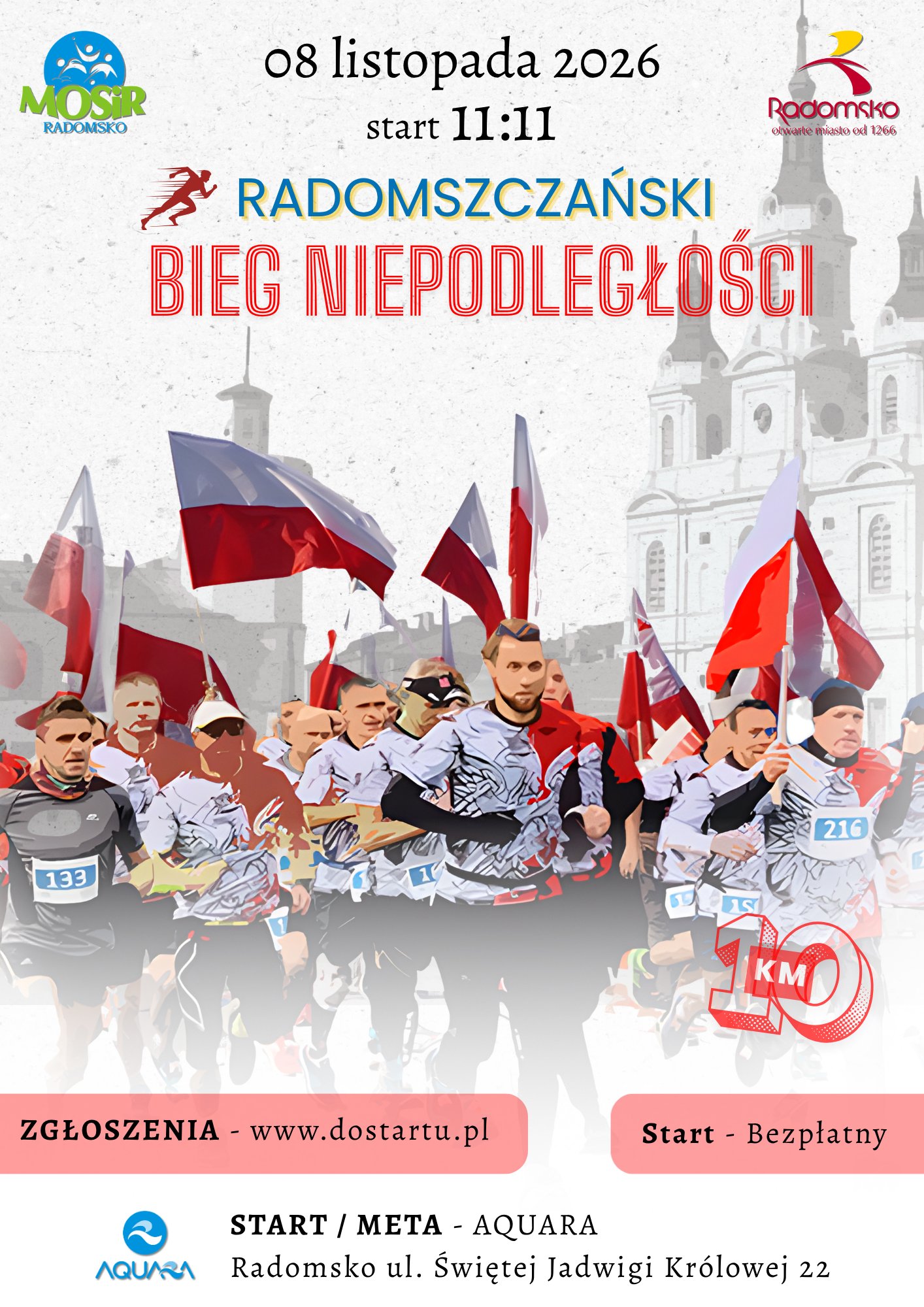 Radomszczański Bieg Niepodległości 2026 Logo