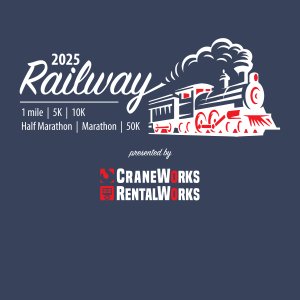 Railway Marathon & Half Marathon presented by CraneWorks Logo