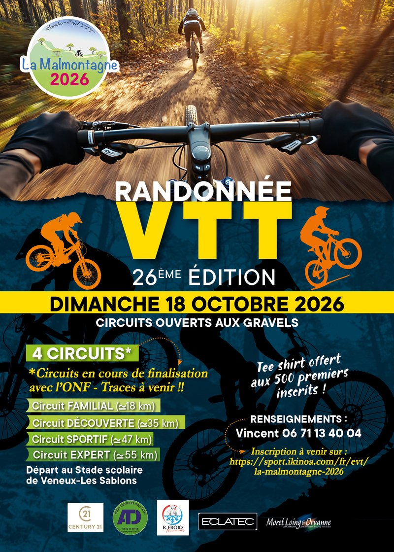 Randonnée VTT La Malmontagne 2026