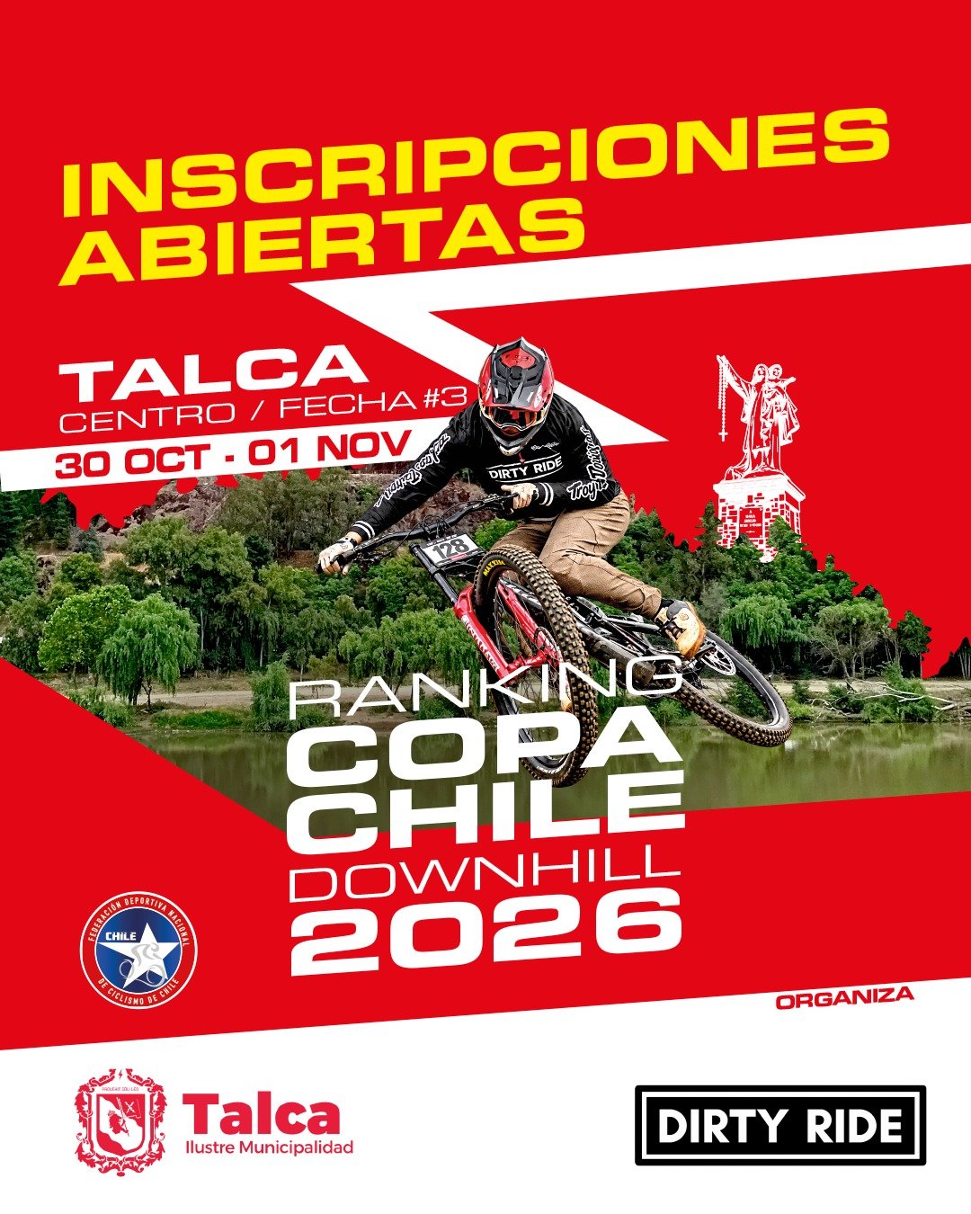 Ranking Copa Chile Downhill Talca 2026
