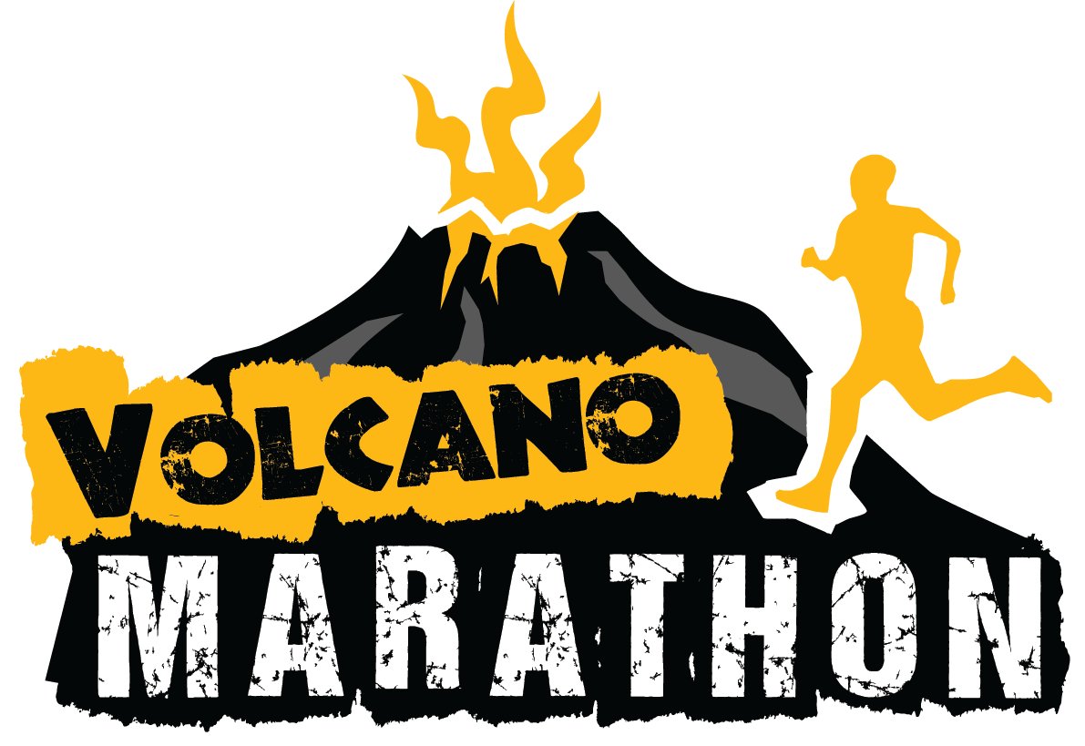 Rapa-Nui Volcano Easter Island Marathon Logo