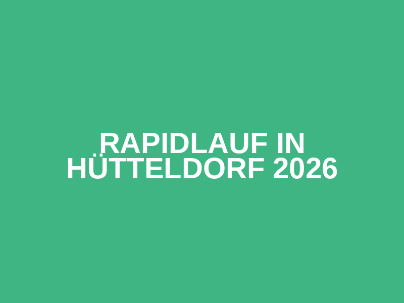 Rapidlauf in Hütteldorf 2026