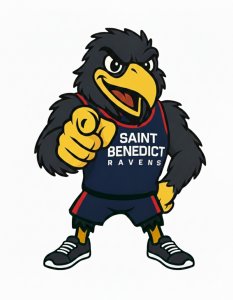 Raven Run 5K and 1 Mile Fun Run for St. Benedict German Festival Logo