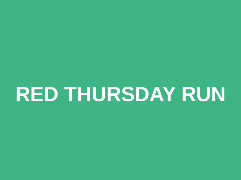 Red Thursday Run Logo