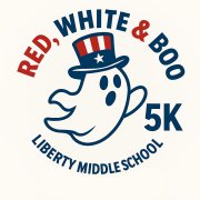 Red, White, and Boo 5K Logo