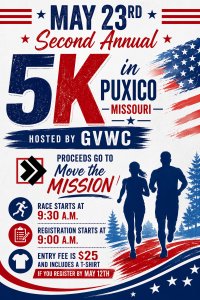 Red White and Run Puxico 5k