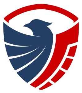Red, White & Blue Race Logo