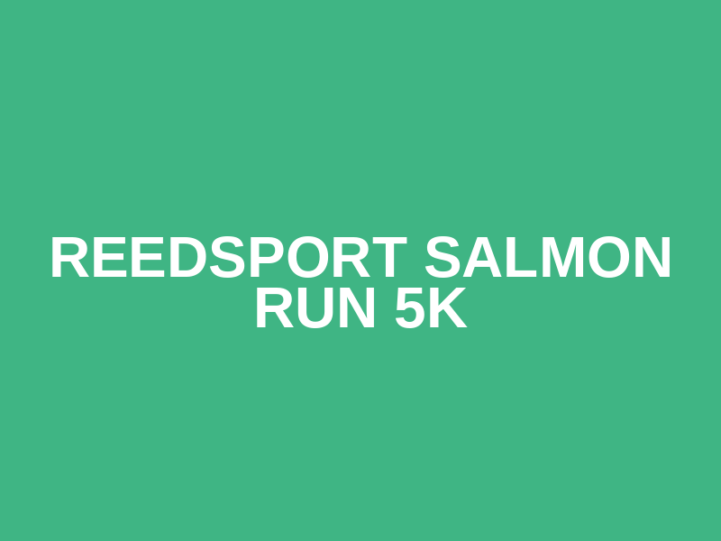 Reedsport Salmon Run 5K Logo