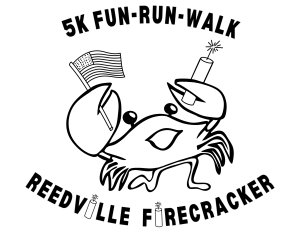 Reedville Firecracker 5K Run/Walk Logo