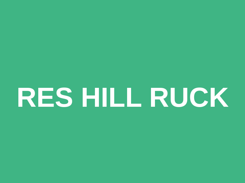 Res Hill Ruck Logo