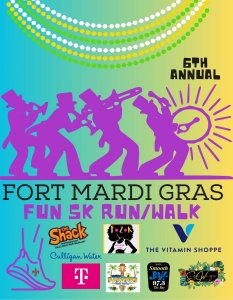 RESCHEDULED FOR 2026 Fort Mardi Gras Fun 5k Run/Walk & Fest