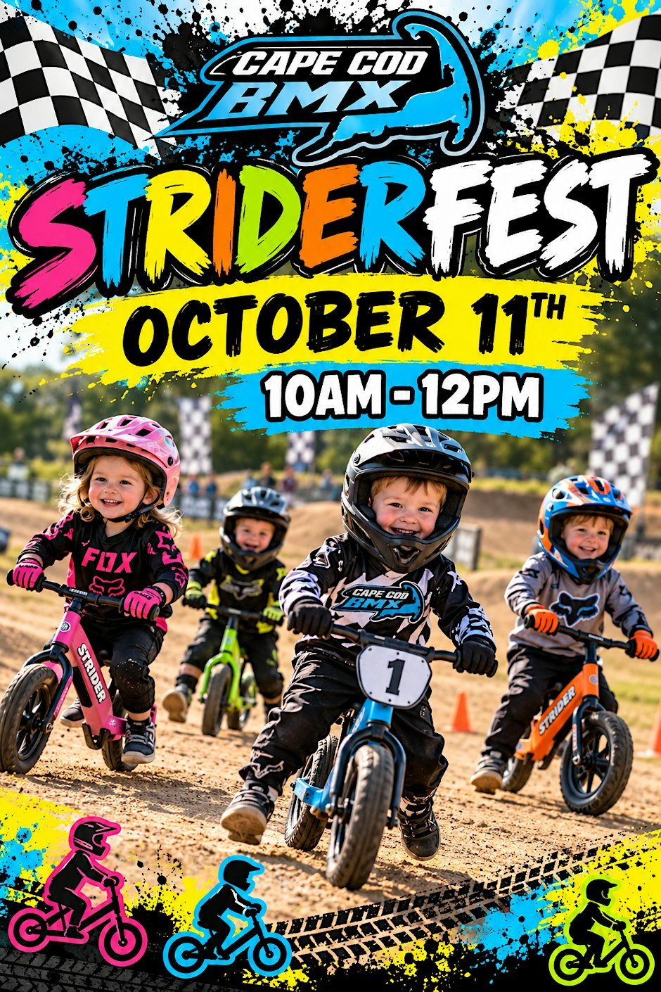 RESCHEDULED FREE Balance Bike Event at Cape Cod BMX