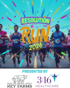 Resolution Run at City Station Logo