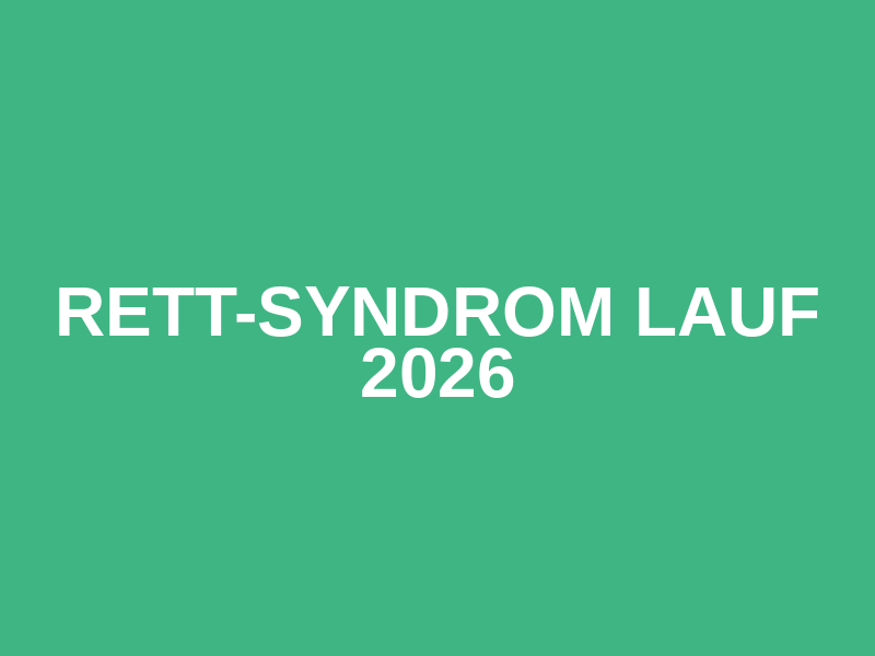 Rett-Syndrom Lauf 2026 Logo