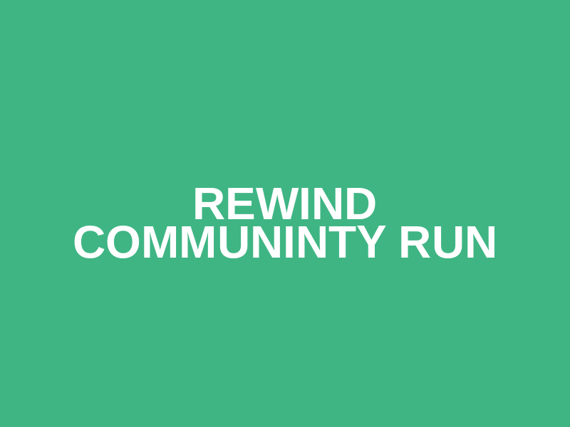 REWIND COMMUNINTY RUN Logo