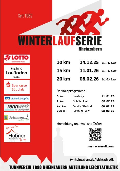 Rheinzaberner Winterlaufserie - 20 km