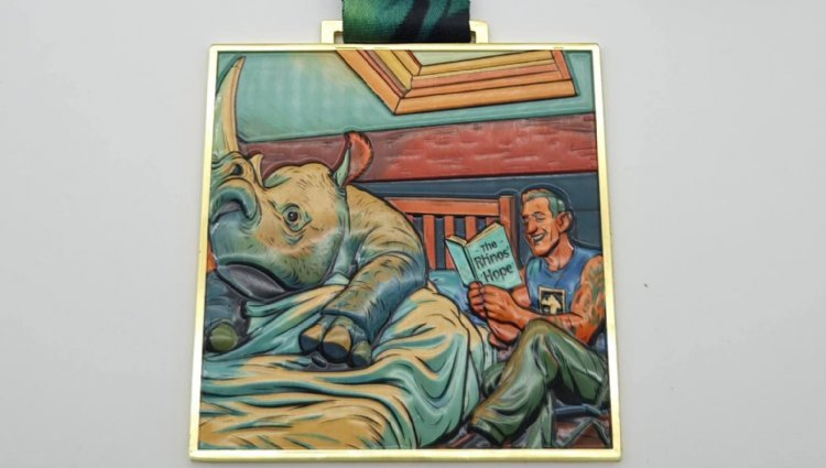 Rhino Run - Runnymede Logo