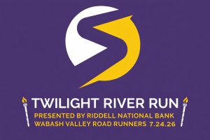 Riddell National Bank Presents: The Twilight River Run Logo
