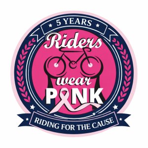 Riders Wear Pink Logo
