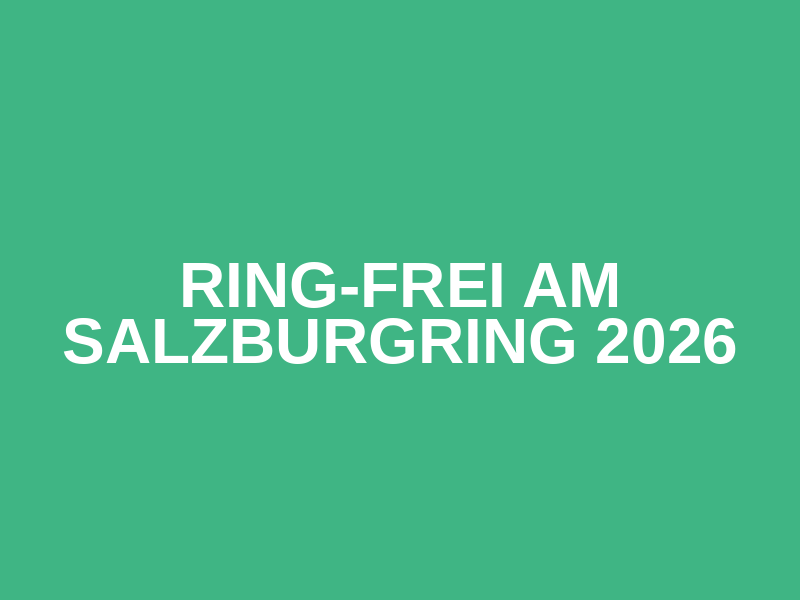 Ring-frei am Salzburgring 2026 Logo