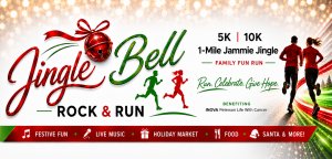 Ringing in Hope: Jingle Bell Rock and Run 10K/5K/1M Logo