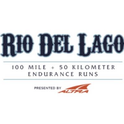 Rio Del Lago 100 Mile + 50K Endurance Runs Logo
