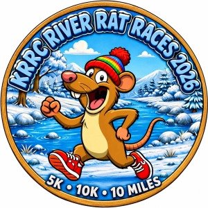 River Rat Races 5K Run/Walk, 10K Run, 10M Run Logo