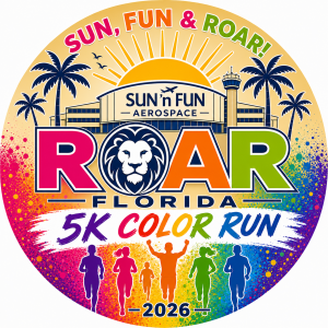 ROAR FLORIDA 5K Color Run Logo