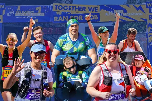 Rob Burrow Leeds Marathon Logo
