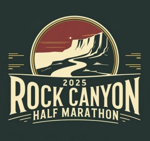 Rock Canyon Half Marathon- 40th Anniversary Run! Logo