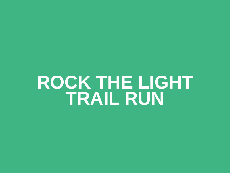 Rock the Light Trail Run Logo