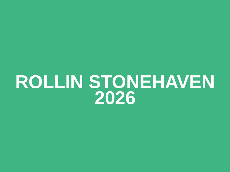 Rollin Stonehaven 2026 Logo