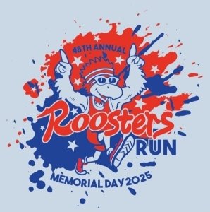 Roosters Memorial Day 5k Run Logo