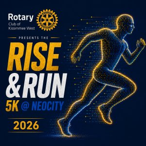 Rotary Club of Kissimmee West presents the Rise & Run 5K @ NEOCITY