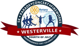 Rotary Club of Westerville Independence Day 5K Logo