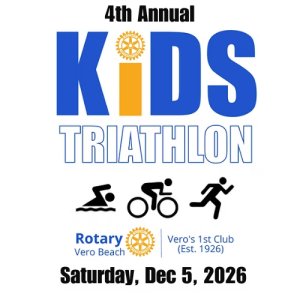 Rotary Kids Triathlon Vero Beach Logo