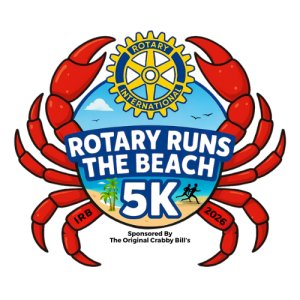 Rotary Runs The Beach 2027 Logo