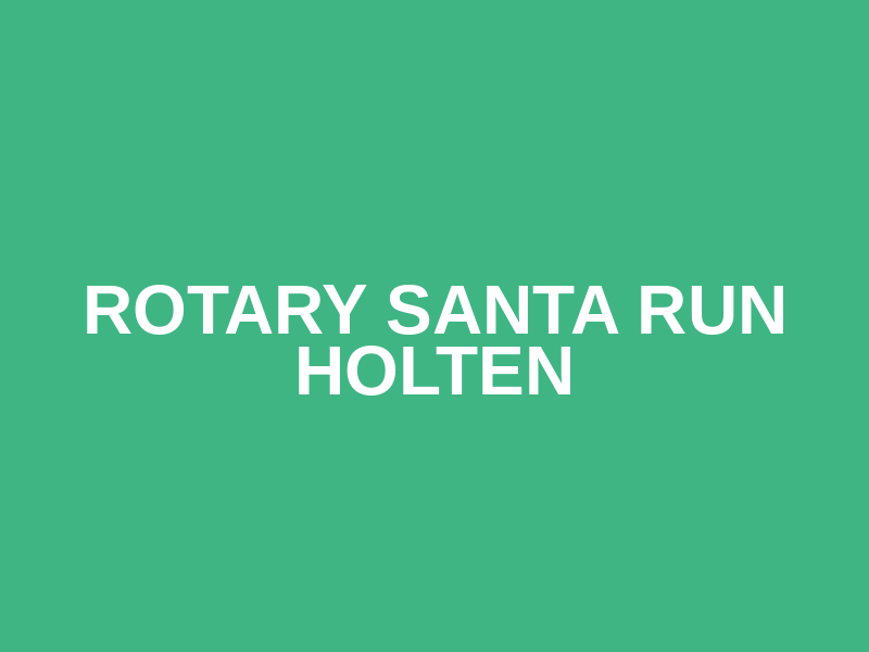 Rotary Santa Run Holten