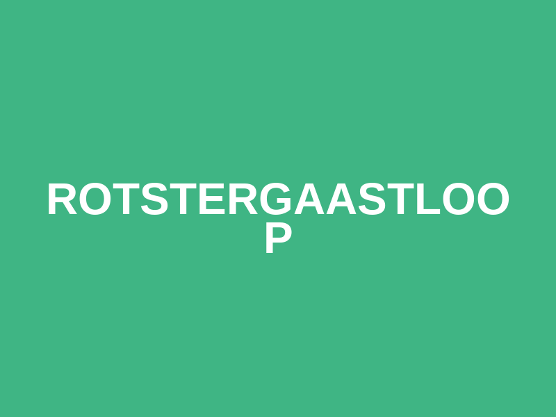 Rotstergaastloop Logo