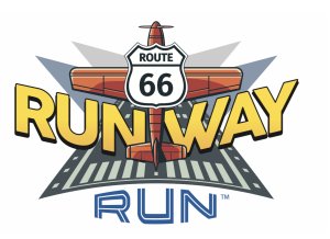 Route 66 100th Anniversary - Runway Run 10K/5K Logo