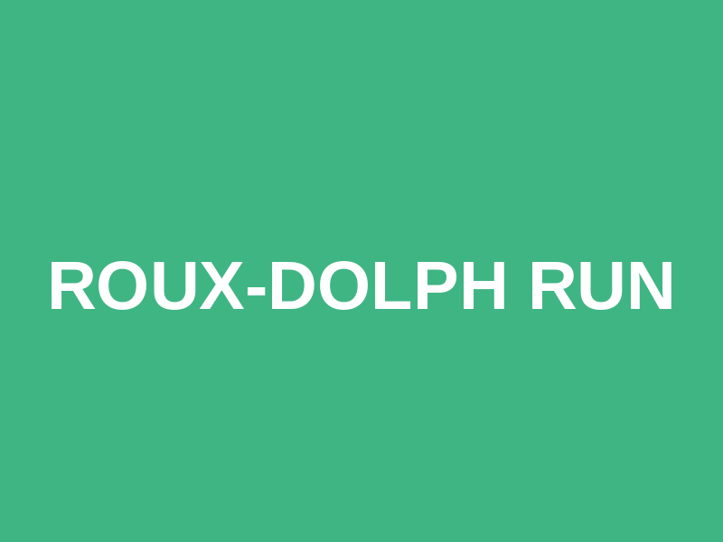 Roux-dolph Run Logo
