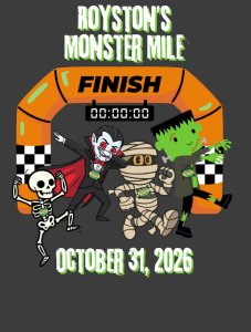 Royston's Monster Mile Logo