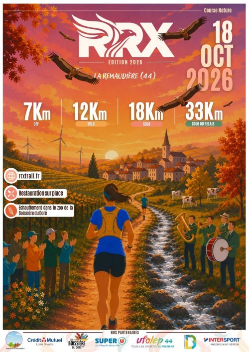 RRX Rem Run Expérience - La Remaudière (44) Logo
