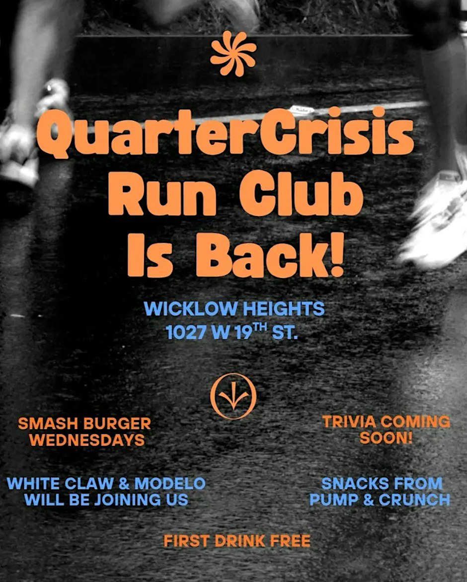 RSVP through Sweatpals: Quarter Crisis Run Club